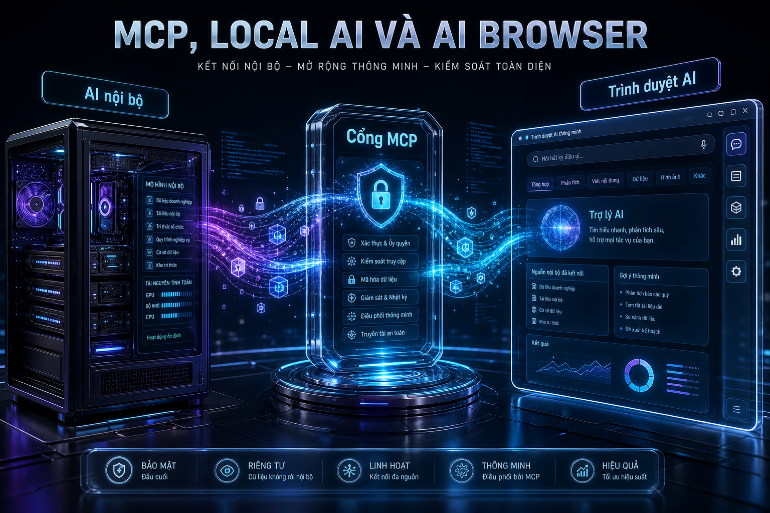 MCP với local AI và AI browser