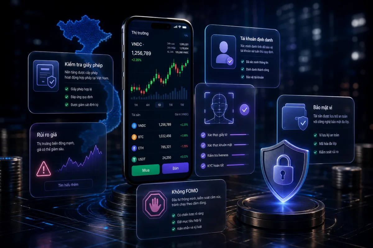 Nhà đầu tư cần kiểm tra gì trước khi dùng sàn crypto