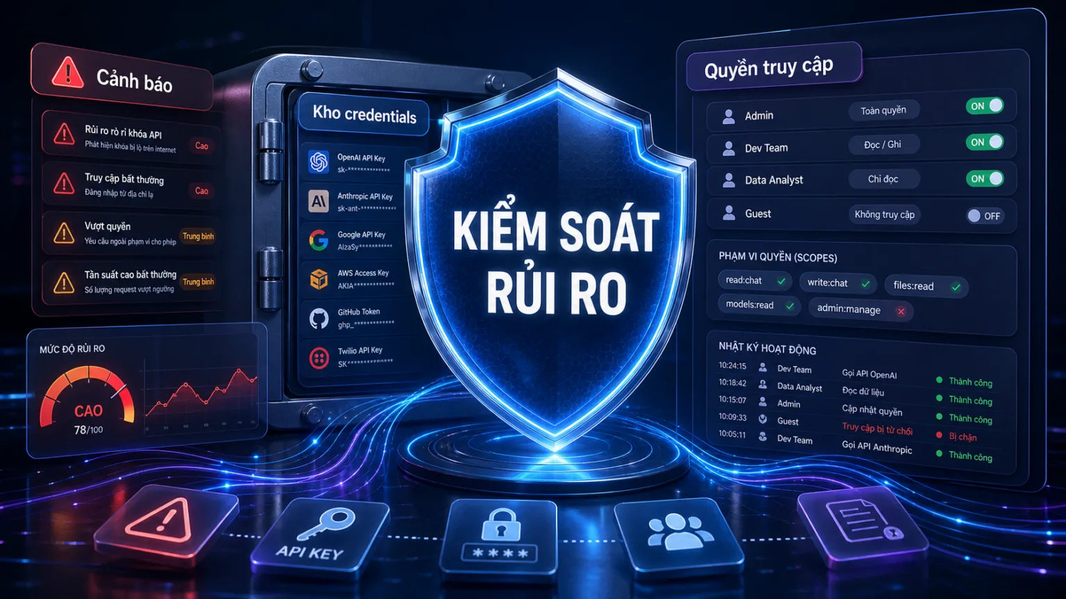 KIỂM SOÁT RỦI RO - Rủi ro và giới hạn cần chú ý trong hướng dẫn OpenClaw