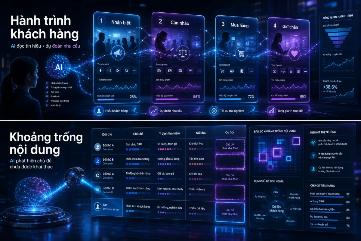 Tìm khoảng trống nội dung bằng AI