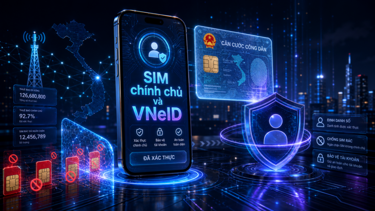 SIM chính chủ và VNeID - xác thực SIM chính chủ VNeID