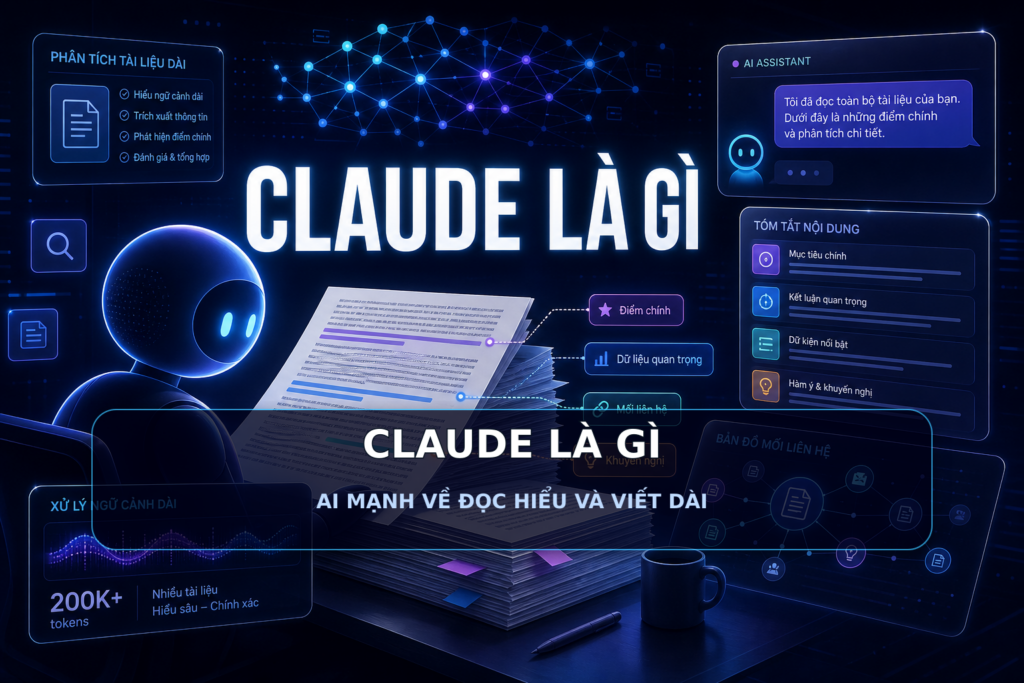 Ảnh đại diện bài viết: Claude là gì và khi nào nên dùng Claude thay vì ChatGPT