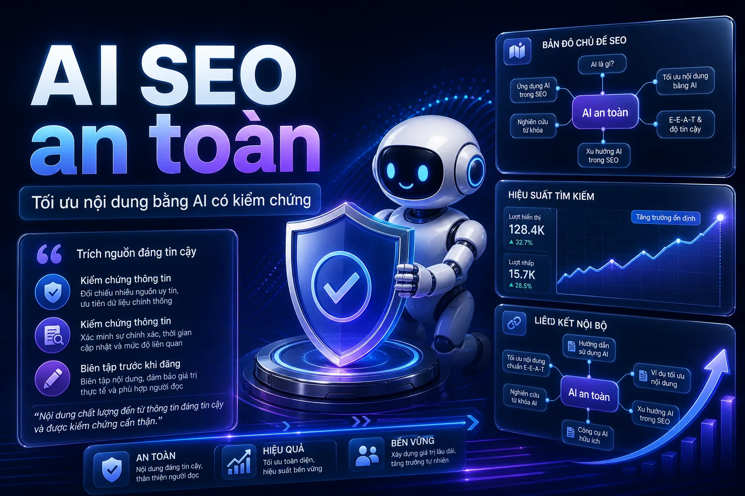 Ảnh đại diện bài viết: AI SEO là gì? Cách dùng AI hỗ trợ SEO an toàn cho website