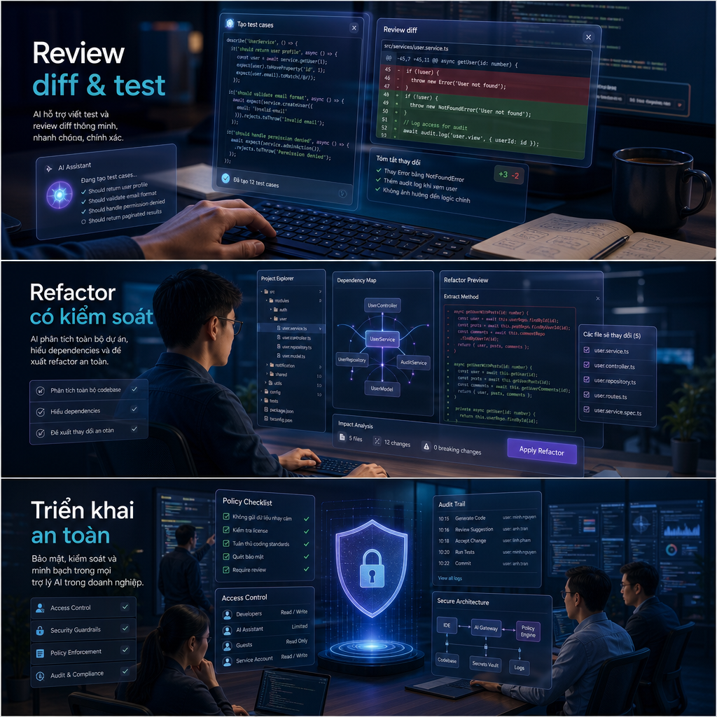 Triển khai Cursor AI an toàn trong đội nhóm