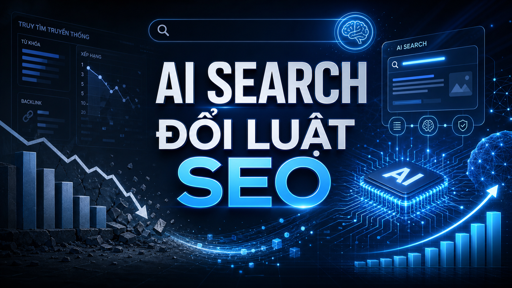 AI Tìm Kiếm phá playbook SEO - hình đại diện bài viết
