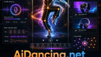 AiDancing.net nền tảng video nhảy AI