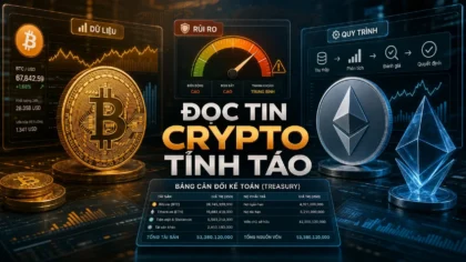 Bitcoin và Ethereum có thể giảm mạnh: đừng đọc tin nóng như tín hiệu mua bán