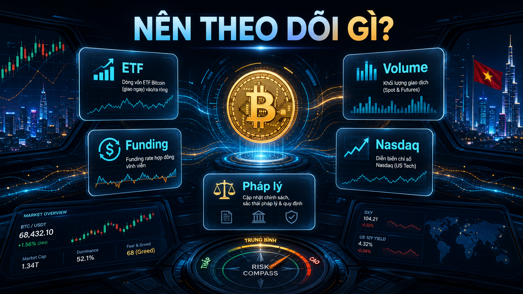 Các chỉ báo nên theo dõi khi đọc tin Bitcoin