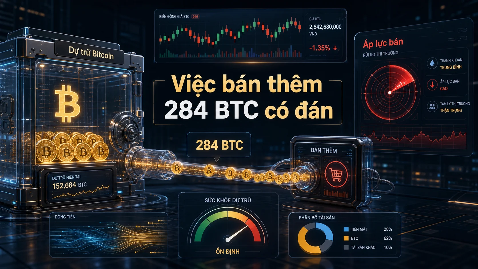 Việc bán thêm 284 BTC có đán trong bài Cổ phiếu Nakamoto rơi xuống đáy mới sau khoản lỗ 239 triệu USD: Bài học từ Bitcoin treasury