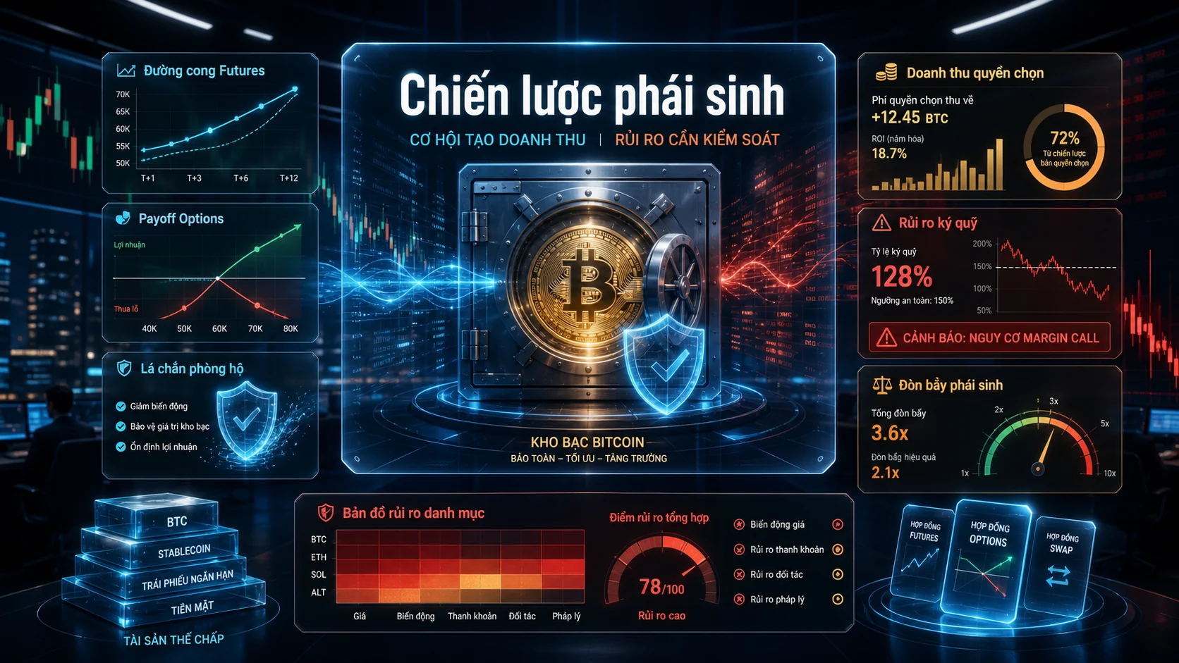 Chiến lược phái sinh trong bài Cổ phiếu Nakamoto rơi xuống đáy mới sau khoản lỗ 239 triệu USD: Bài học từ Bitcoin treasury