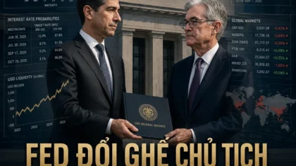 Fed đổi ghế Chủ tịch: Kevin Warsh và Jerome Powell