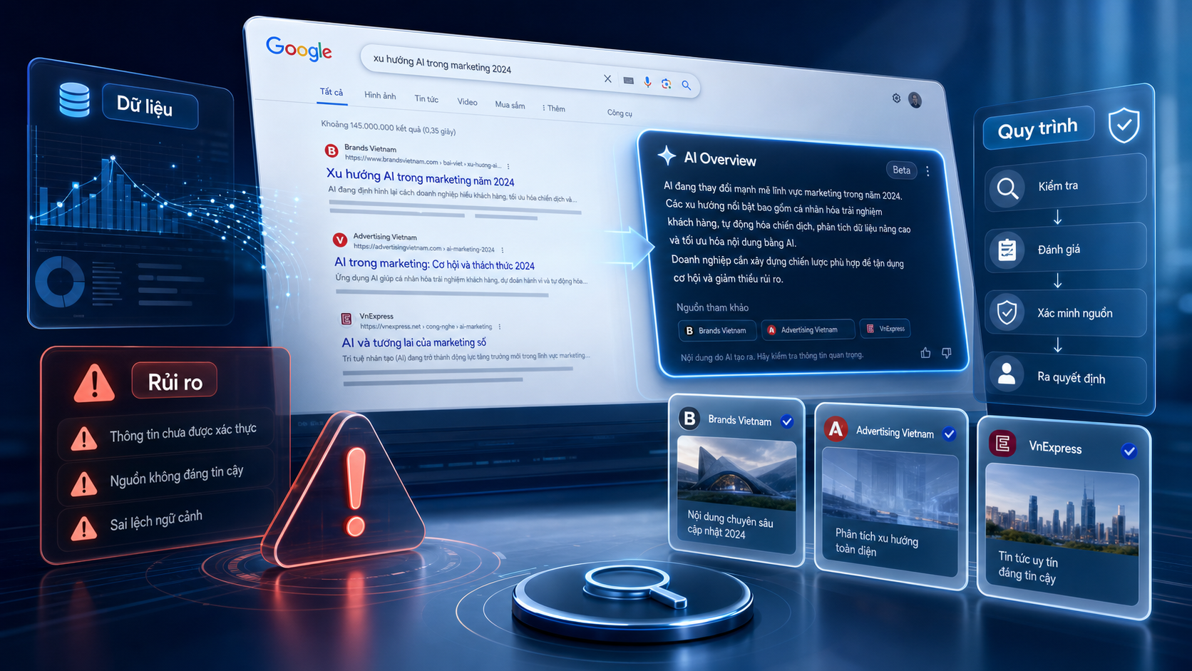 Rủi ro traffic SEO trong AI Tìm Kiếm