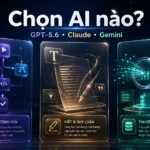 So sánh GPT-5.6 Claude và Gemini theo từng nhu cầu sử dụng