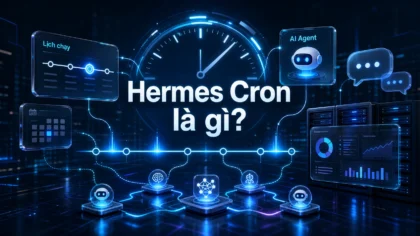 Hermes Cron là gì? trong bài Hermes Cron: tự động hóa AI Agent theo lịch