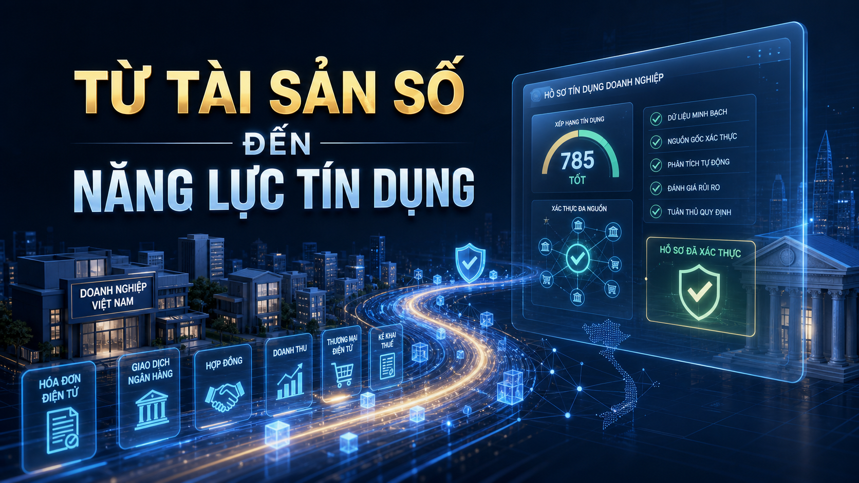 Từ tài sản số đến năng lực tín dụng của doanh nghiệp nhỏ và vừa