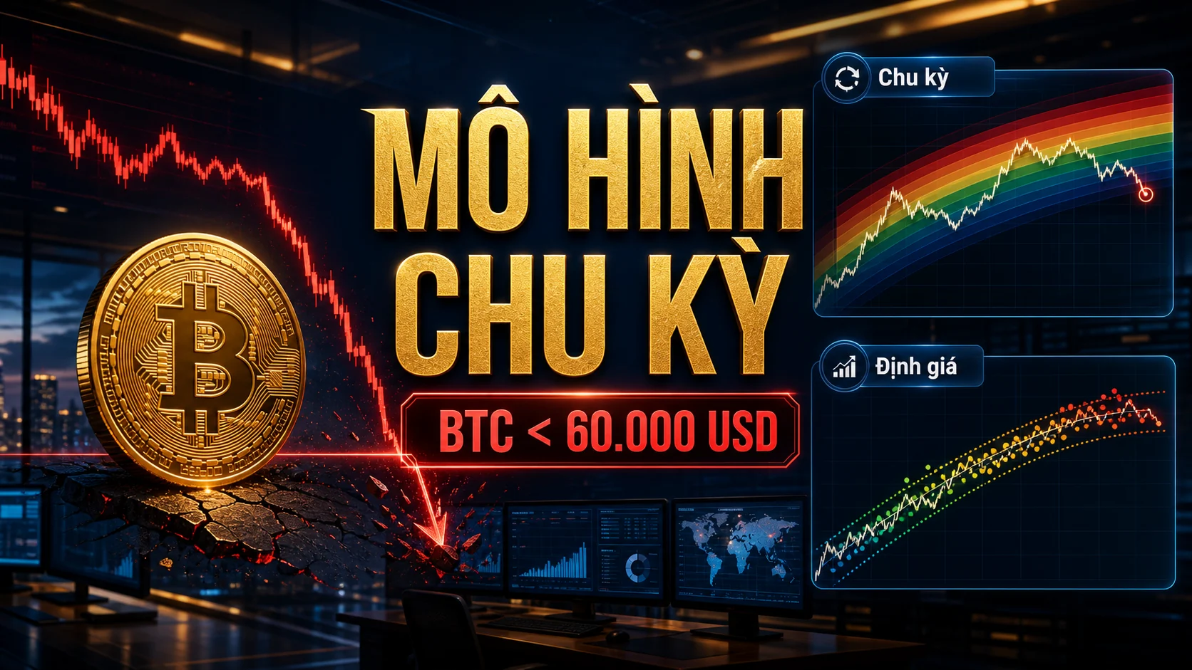 Rainbow Chart và mô hình chu kỳ Bitcoin bị thử thách