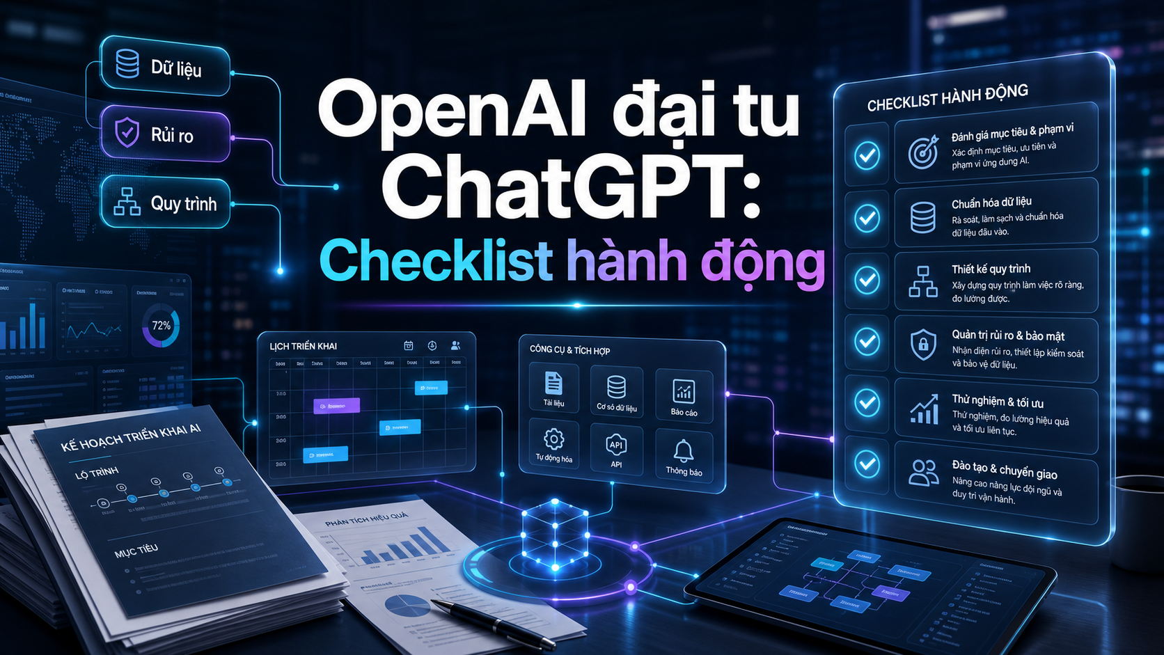 Checklist triển khai ChatGPT workspace cho doanh nghiệp