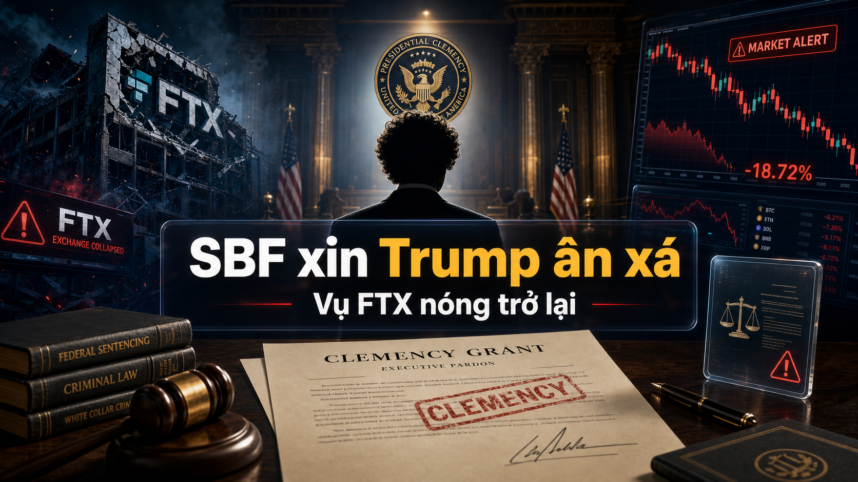 SBF xin Trump ân xá và vụ FTX nóng trở lại