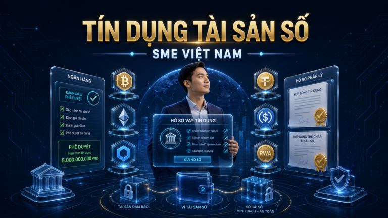 Doanh nghiệp nhỏ và vừa vay vốn bằng tài sản số trong nền kinh tế số Việt Nam