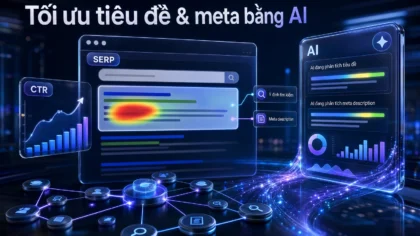 Ảnh đại diện bài viết: Cách dùng AI để tối ưu tiêu đề và meta description hiệu quả