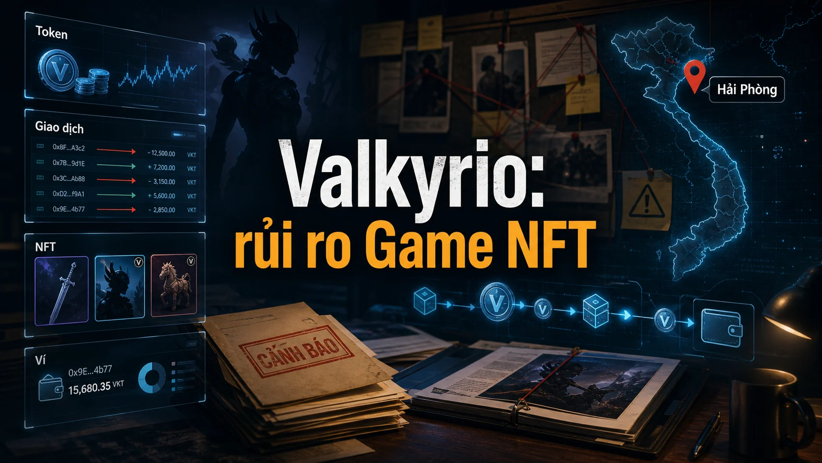 Ảnh minh họa Valkyrio và rủi ro Game NFT Play-to-Earn