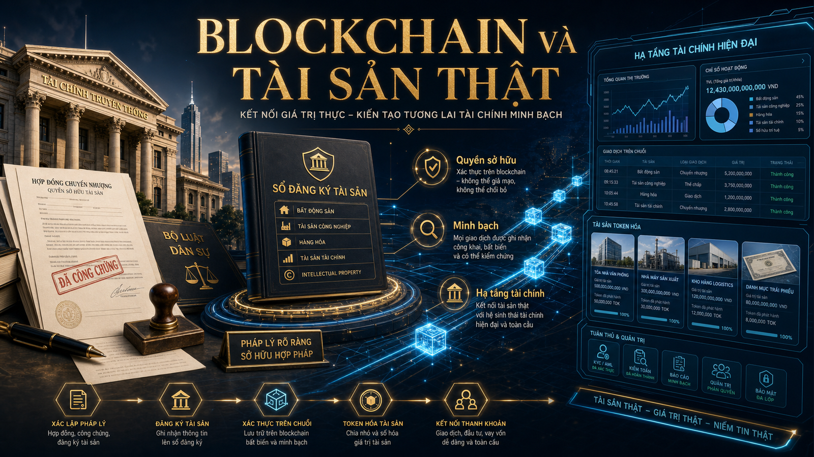 Blockchain và tài sản thật trong xu hướng tokenized RWA
