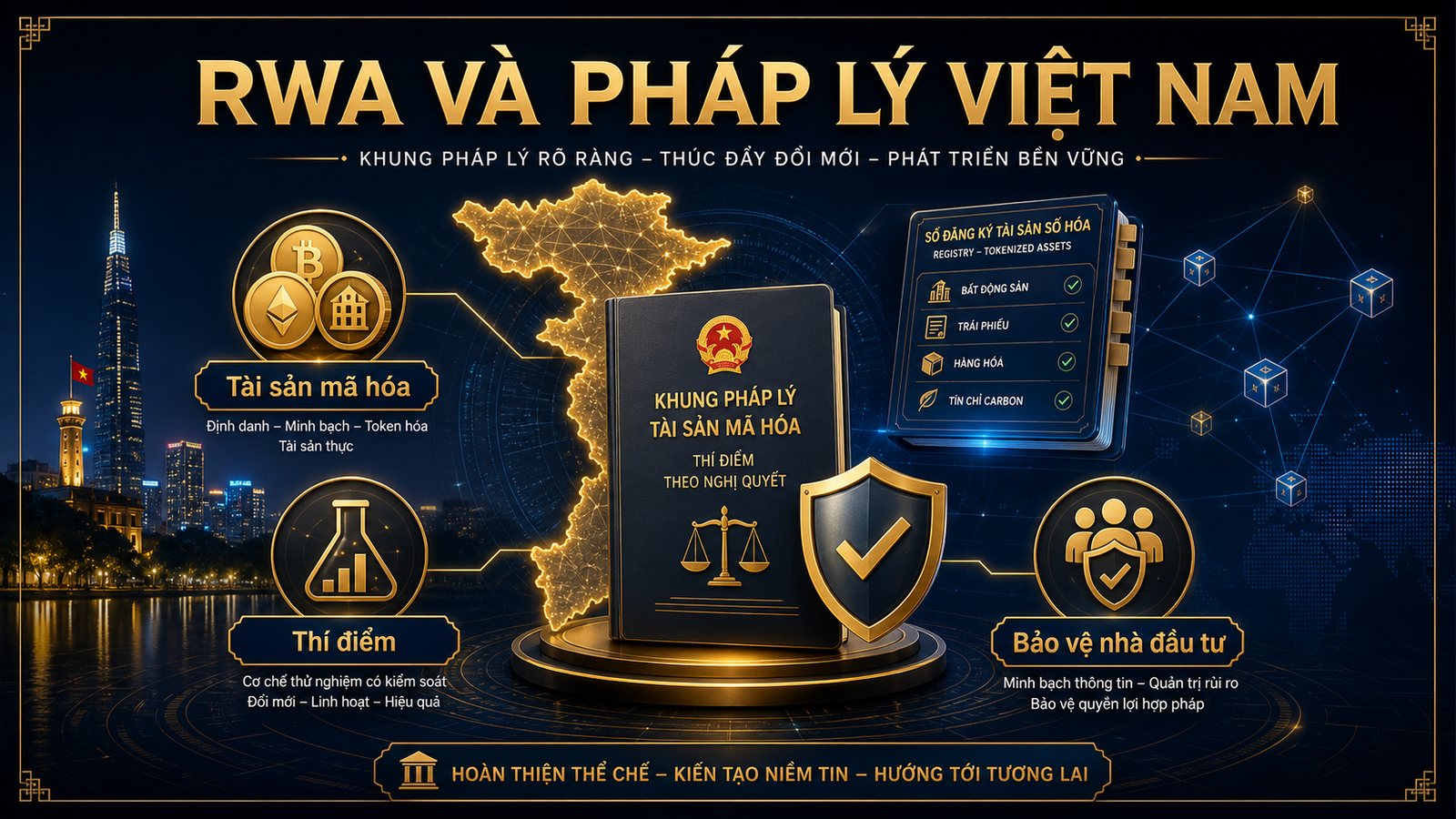 RWA và pháp lý Việt Nam trong thị trường tài sản mã hóa thí điểm