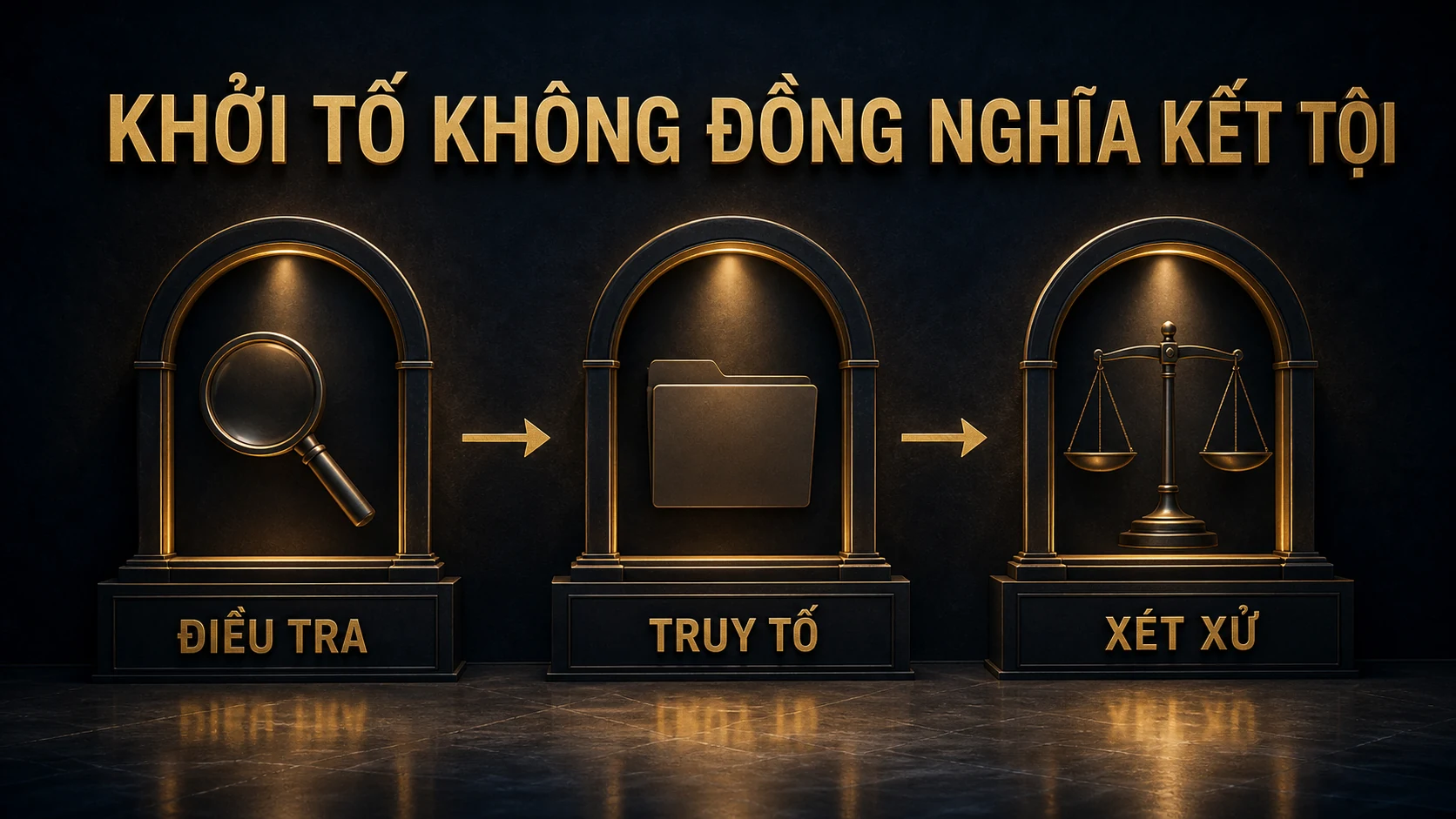 Khởi tố không đồng nghĩa kết tội